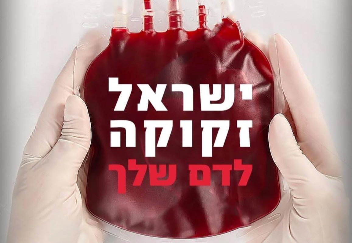 בואו לתרום דם – בואו להציל חיים! 🩸